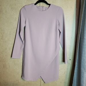 ASOS Asymmetric Clean Shift Dress Size 2 Mink